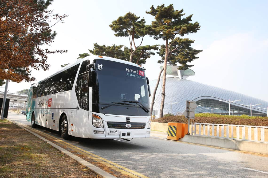 KT self-driving bus