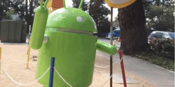 An Android statue at Googleplex in Mountainview, California. PHOTO by Eden  Estopace