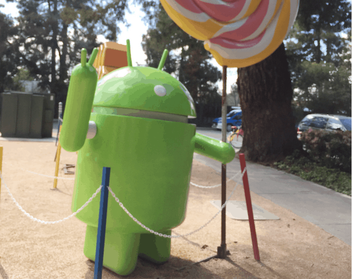 An Android statue at Googleplex in Mountainview, California. PHOTO by Eden  Estopace