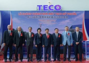 Teco Group executives at the opening of the company's new plant in Vietnam