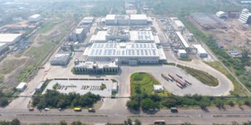 The new smart factory opened by  Henkel Adhesives Technologies near Pune, India.
