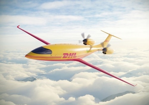 DHL Express orders 12 fully electric Alice eCargo planes from Eviation
