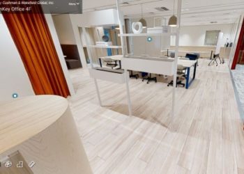 Cushman & Wakefield Japan creates a 3D virtualisation of an office using Matterport technology.