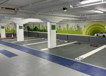 Cornerstone Technologies collaborates with Parking Systems Limited to provide a one-stop EV charging solution for the Wilson Admiralty Car Park (PRNewsfoto/Cornerstone Technologies)
