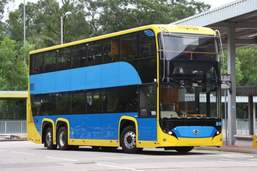 HK's first double-decker electric bus starts trial run - FutureIoT