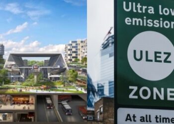 Singapore's Tengah District and London's expanded ULEZ use smart tech technologies to achieve decarbonisation goals.