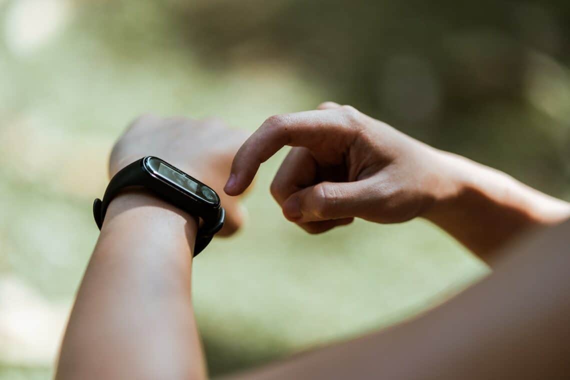 Photo by Ketut Subiyanto: https://www.pexels.com/photo/crop-unrecognizable-person-using-smart-watch-outdoors-4436355/