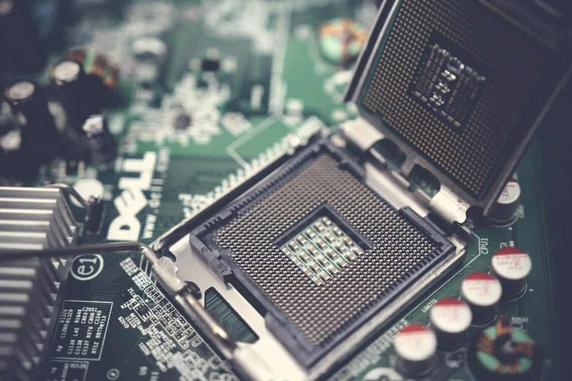 Photo by Pok Rie from Pexels: https://www.pexels.com/photo/dell-motherboard-and-central-processing-unit-1432675/