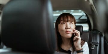 Photo by Ketut Subiyanto: https://www.pexels.com/photo/smiling-asian-lady-talking-on-smartphone-in-car-4429517/