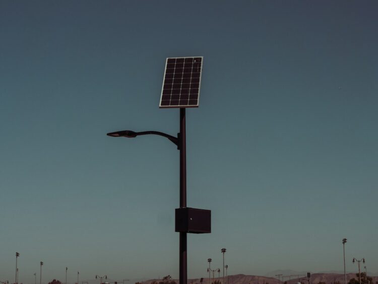 Photo by Kindel Media: https://www.pexels.com/photo/solar-powered-street-lamp-post-9799703/