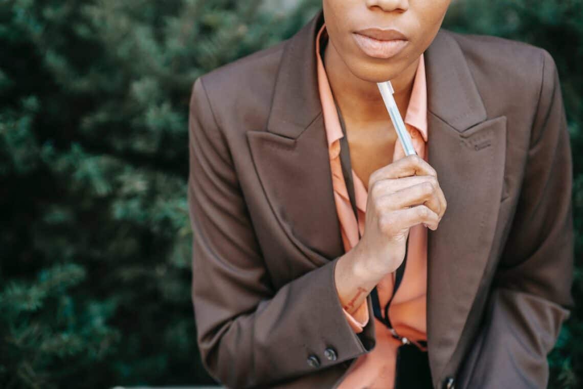 Photo by Ono  Kosuki: https://www.pexels.com/photo/pensive-ethnic-woman-touching-chin-while-thinking-on-problem-5999818/