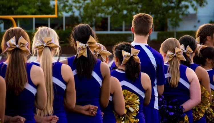 Photo by Ashley  Williams : https://www.pexels.com/photo/photo-of-cheerleaders-in-blue-and-white-uniform-685379/