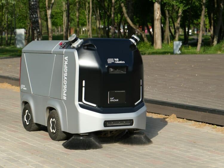 Photo by Ярослав Сапрыкин: https://www.pexels.com/photo/autonomous-robot-sweeper-cleaning-city-street-19114198/