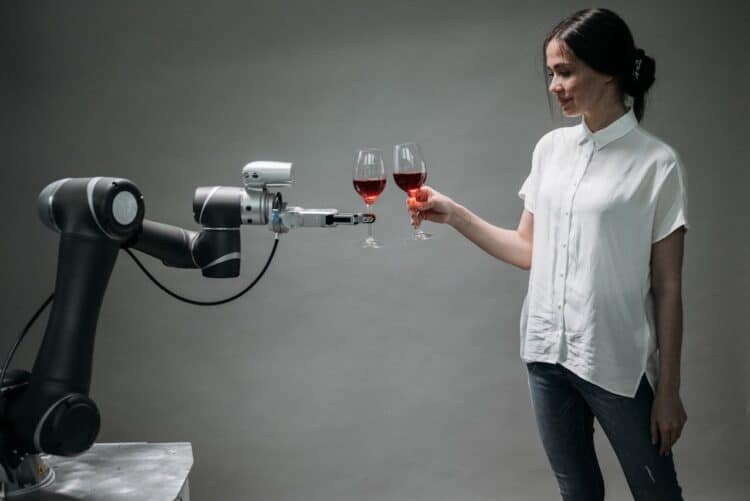 Photo by Pavel Danilyuk: https://www.pexels.com/photo/a-robot-holding-a-wine-8439089/