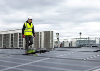 Photo by ThisIsEngineering: https://www.pexels.com/photo/man-walking-on-roof-with-solar-panels-19895917/