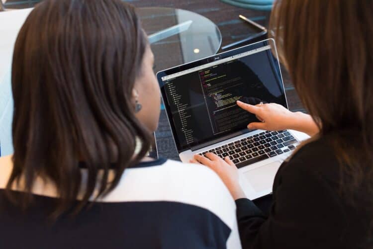 Photo by Christina Morillo: https://www.pexels.com/photo/two-women-looking-at-the-code-at-laptop-1181263/