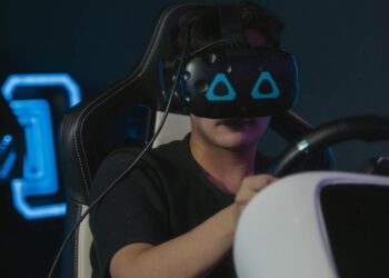 Photo by Tima Miroshnichenko: https://www.pexels.com/photo/a-man-wearing-vr-glasses-while-controlling-a-steering-wheel-6498720/