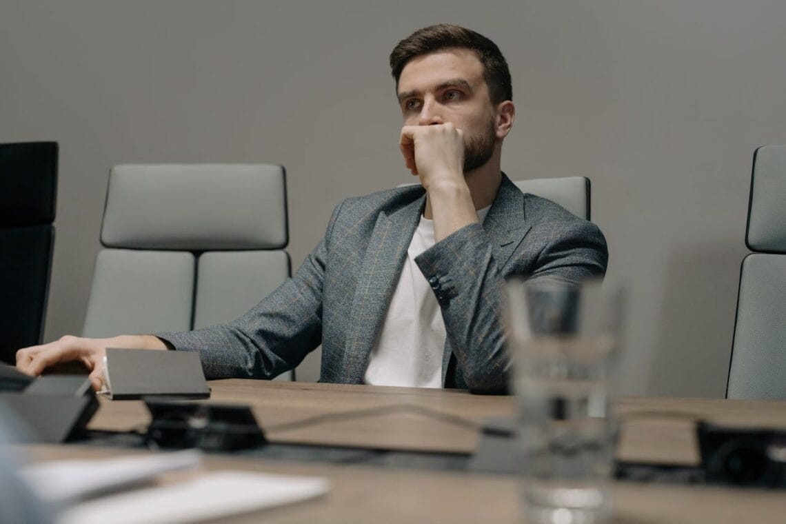 Photo by cottonbro studio: https://www.pexels.com/photo/a-man-in-a-gray-blazer-thinking-6814533/