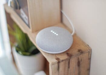 Photo by John Tekeridis: https://www.pexels.com/photo/round-grey-speaker-on-brown-board-1072851/