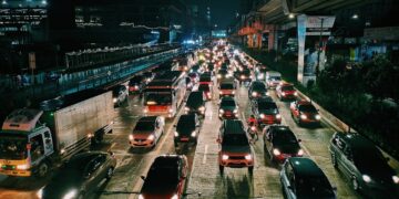 Photo by Mikechie Esparagoza: https://www.pexels.com/photo/photo-of-vehicles-on-road-during-evening-1600757/