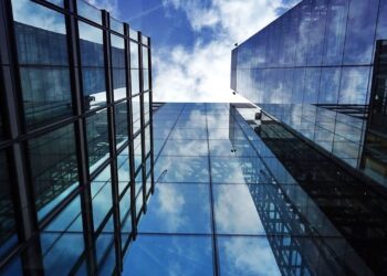 Photo by SevenStorm JUHASZIMRUS: https://www.pexels.com/photo/worm-s-eye-view-of-glass-building-443399/