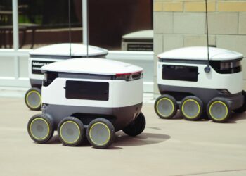 Photo by Kindel Media: https://www.pexels.com/photo/close-up-photo-of-delivert-robots-8566569/