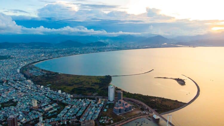 Photo by Nguyễn Hoàng: https://www.pexels.com/photo/aerial-view-of-da-nang-bay-at-sunset-34250772/