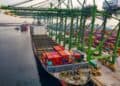 Photo by Tom Fisk: https://www.pexels.com/photo/blue-and-red-cargo-ship-on-dock-3840447/